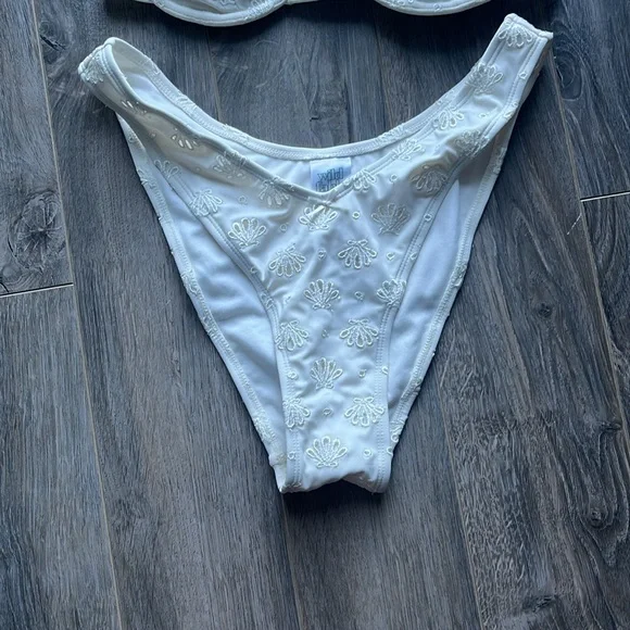 NWT Wild Fable Cream Lace Bikini Set - Picture 3 of 5